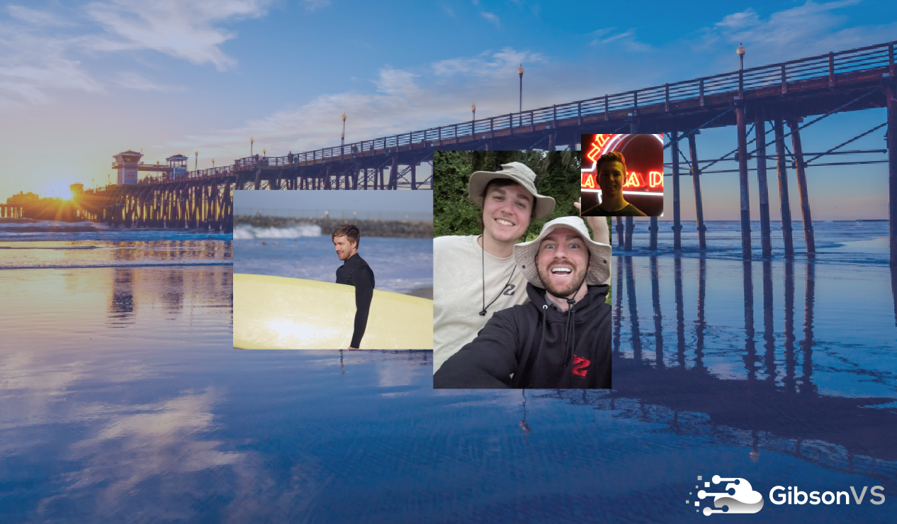 A collage of Jack and Erik, the operators of the GibsonVS team.